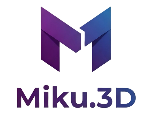 Miku.3D Logo